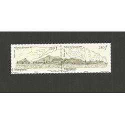 POLYNESIE 2011 - Yvert N° 973/974 Paire se tenant Les Marquises - 2 x 250 FCFP - Neufs**