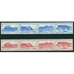 Timbres neufs** de SPM. Villes et villages anciens de 1991