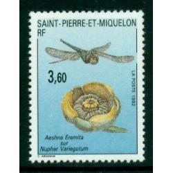 Timbres neufs** de SPM. Faune et flore de 1992