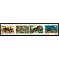 Timbres neufs** de SPM. Faune marine de 1995