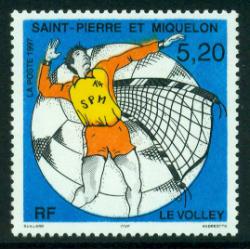 Timbre neuf** de SPM. Le volley de 1997
