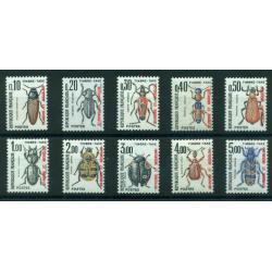 10 timbres Taxes neufs** de SPM de 1986