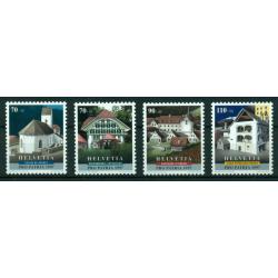 Timbres neufs** de SUISSE. Biens culturels et paysages 1997