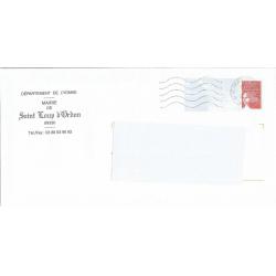 Prêt à Poster PAP  Repiquage de la Mairie de SAINT LOUP D'ORDON - YONNE  Oblitéré