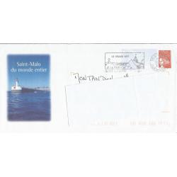 Prêt à Poster PAP  SAINT MALO du Monde Entier - Phare  Oblitéré 2000 (Rep. Luquet)