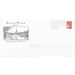 Prêt à Poster PAP  SAINT PRIVE YONNE - Village Fleuri de Puisaye  Neuf (Rep. Luquet)