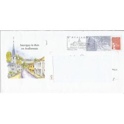 Prêt à Poster PAP  SAUVIGNY LE BOIS en AVALLONNAIS - YONNE  Oblitéré (Rep. Luquet)