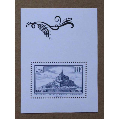 T4-C6 : Trésors de la Philatélie 2015  /  Mont Saint-Michel