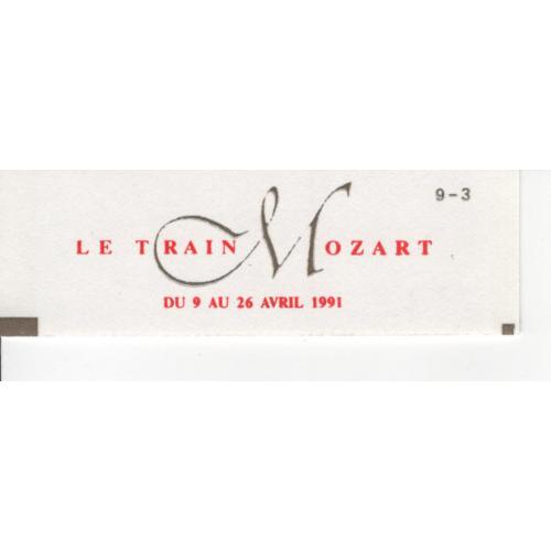 Marianne de Briat le train Mozart