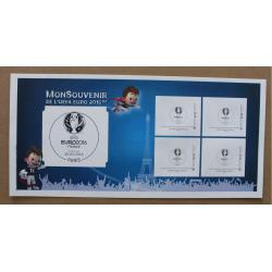 BaCo-08a : UEFA Euro 2016 / Logo Euro 2016  - Autoadhésifs, autocollants