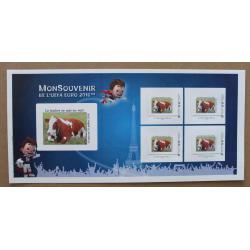 BaCo-08a : UEFA Euro 2016 / Vache  - Autoadhésifs, autocollants