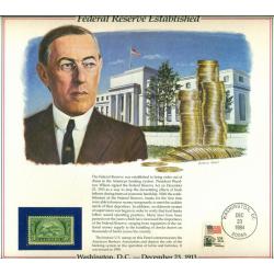 Timbre neuf** n° 538 des USA avec document correspondant