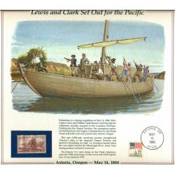 Timbre neuf** n° 586 des USA avec document correspondant