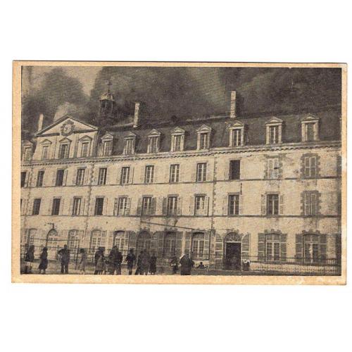 vannes 56. incendie collège st françois xavier 29 mai 1949