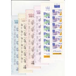 Lot de 6  carnets JdT  1986 à 91
