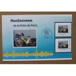FP15-02: Foire de Paris 2015  / Vélo de La Poste . Autoadhésifs