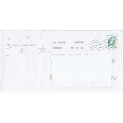 PRET A POSTER ( PAP ) VOEUX LA POSTE 2011/2012 Oblitéré ( Hors Commerce )