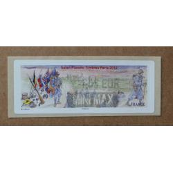 Lis2014-17 : Salon Planète Timbres Paris 2014  MINI MAX 1.65