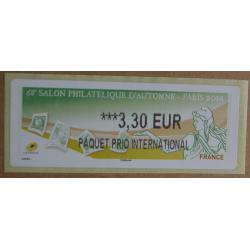 Lis2014-20 : 68è Salon Philatélique d'Automne Paris 2014  3.30