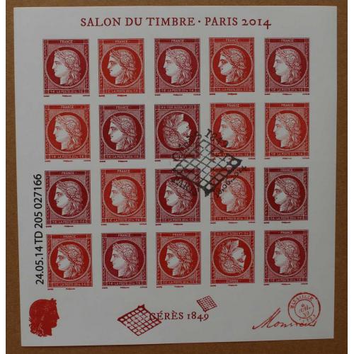 T4-B12  :  Salon du timbre 2014 avec TAD