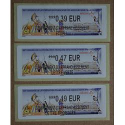 Lis2015-17 : 88è Congrès de la FFAP MÂCON  0.39,  0.47,  0.49 complément d'affranchissement