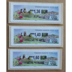 Lis2016-42 : Timbres Passion - Toul 2016  EC 1.36,  LV 1.40,   LP 1.60
