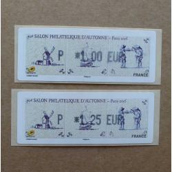 Lis2016-46 : 70è Salon Philatélique d'Automne - Paris 2016 (Pays-Bas) P 1.00,  P 1.25