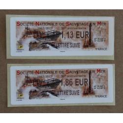 Lis2017-32 : SNSM 50è anniversaire LV 1.13,  LV 1.86 Lettre suivie