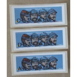 Lis2018-19 :   PARIS   PHILEX    2018    CC 1.56, DD 1.60, AA 1.90