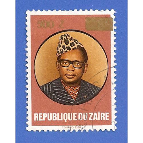 ZAIRE 1337 OBLITÉRÉ MOBUTU