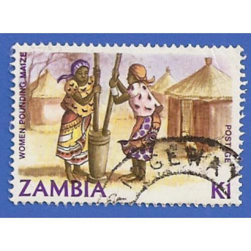 ZAMBIE 273 OBLITÉRÉ FEMMES