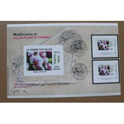 ST14-03 : Salon Planète Timbres 2014 / Orchidée  -  Autoadhésifs