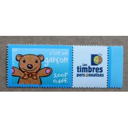 P1-K1 : Timbre pour naissance c'est un garçon