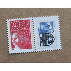 P1-K3 : Marianne du 14 juillet avec vignette