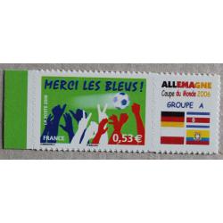 P1-N5 : Sport Football Merci les Bleus - Coupe du Monde 2006 / Groupe A Drapeaux