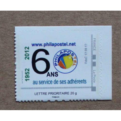 P2-Q5 : Philapostel  - 60 ans (1952 / 2012)