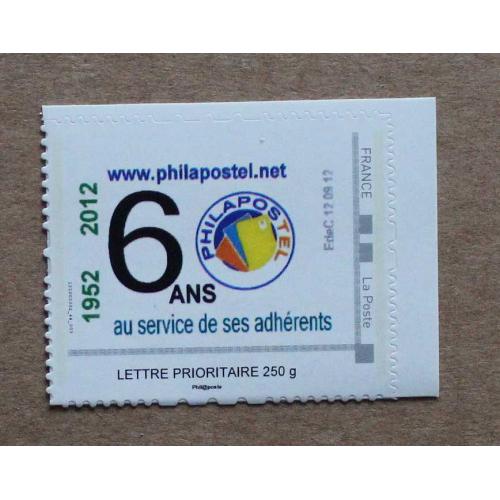 P2-Q5 : Philapostel  - 60 ans (1952 / 2012)