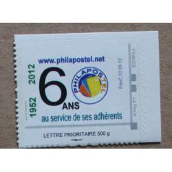 P2-Q5 : Philapostel  - 60 ans (1952 / 2012)