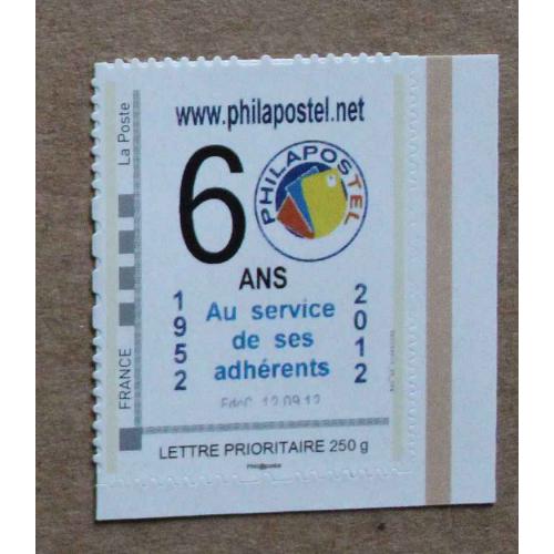 P2-Q5 : Philapostel  - 60 ans (1952 / 2012)