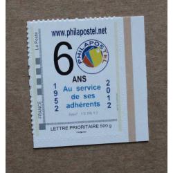 P2-Q5 : Philapostel  - 60 ans (1952 / 2012)