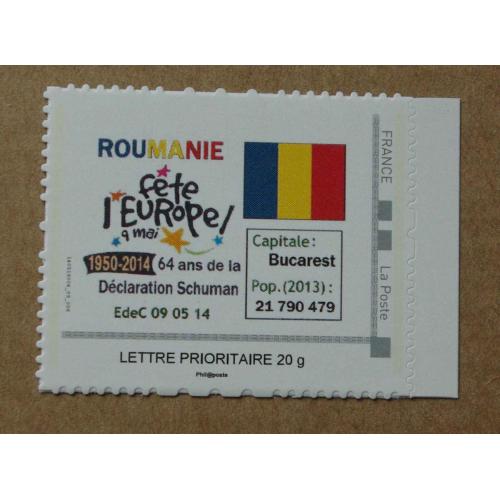 P2-S1 : La Roumanie fête l'Europe / drapeau roumain