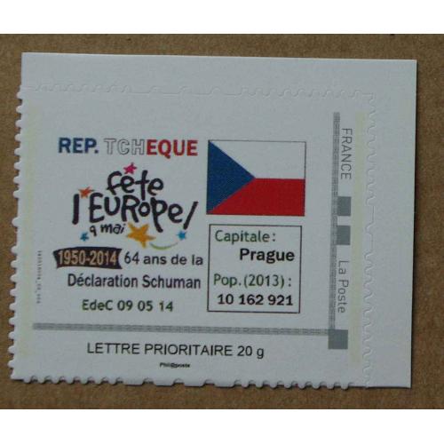 P2-S1 : La république Tchèque fête l'Europe / drapeau tchèque