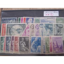 timbres de Monaco année 1946 lot Mon20