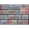 CANADA Joli lot de 22 timbres PERFORESentre des années 1937/43