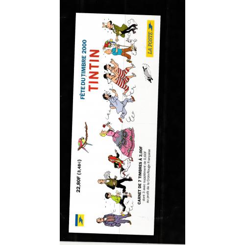 carnet BC3305 Tintin journée du timbre 2000 fraicheur postale