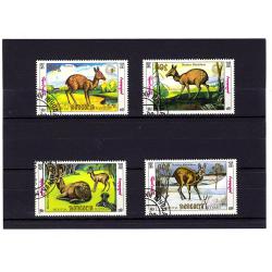 mongolie série complète de 1990 (cervidés) (lot2)