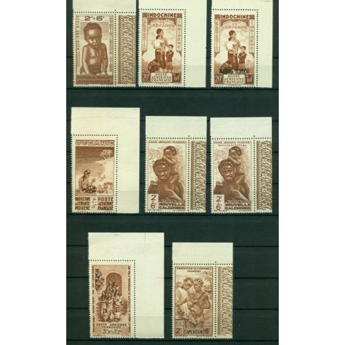Timbres** Colonies Fr protection enfance vb