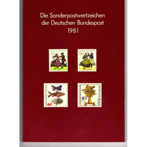 ANNUAIRE 1981 TIMBRES RFA + BERLIN