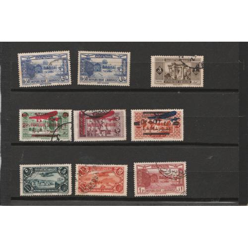 Grand Liban: petit lot de timbres essentiellement PA