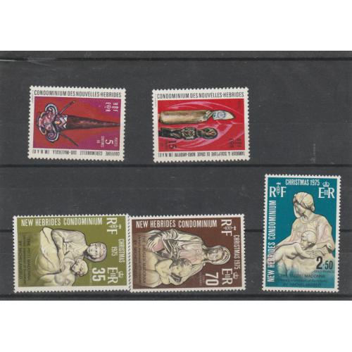 Lot 21 timbres Nouvelles-Hébrides neufs ** entre le 16 et le 423